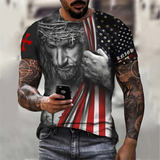 Fashionable and beautiful religious Christ Jesus 3D print clothing