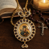 Our Lady of Perpetual Help Icon Pendant Necklace