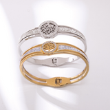 Life of Faith Tree of Life Crystal Bangle Bracelet