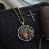 Crown of Thorns Jesus Necklace detail photo 2 for Christian faith
