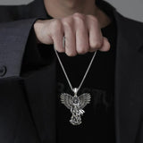 S925K Silver Saint Michael Pendant: Courage in the Heart