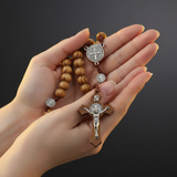 (Only $9.90 before Easter) St. Benedict's Exorcism Rosary Necklace