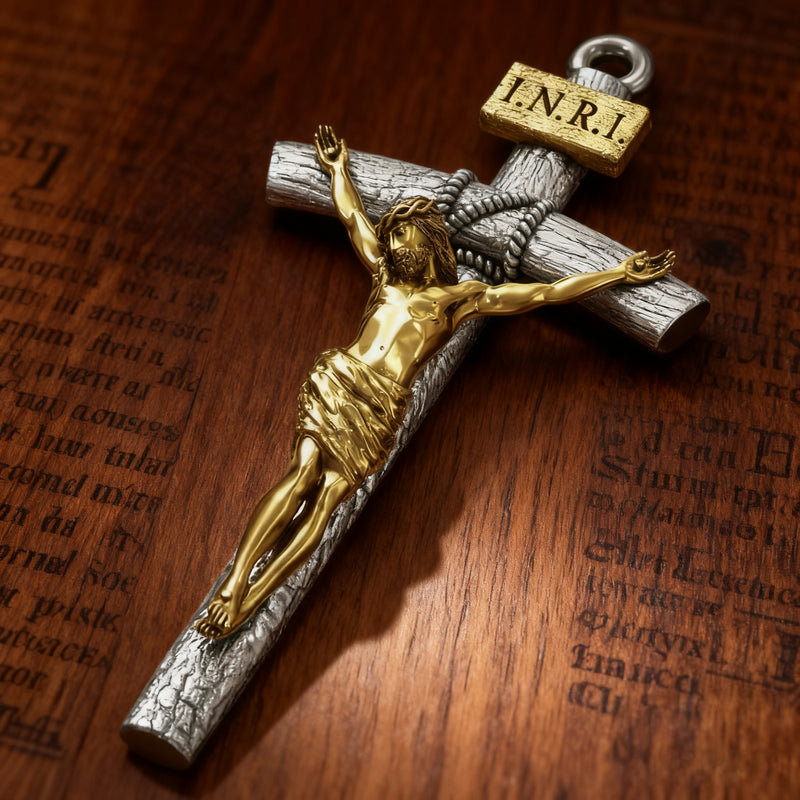 BGCOPPER S925K Silver Crucifix of Jesus Christ: A Timeless Masterpiece of Faith and Art