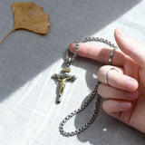 BGCOPPER S925K Silver Crucifix of Jesus Christ: A Timeless Masterpiece of Faith and Art