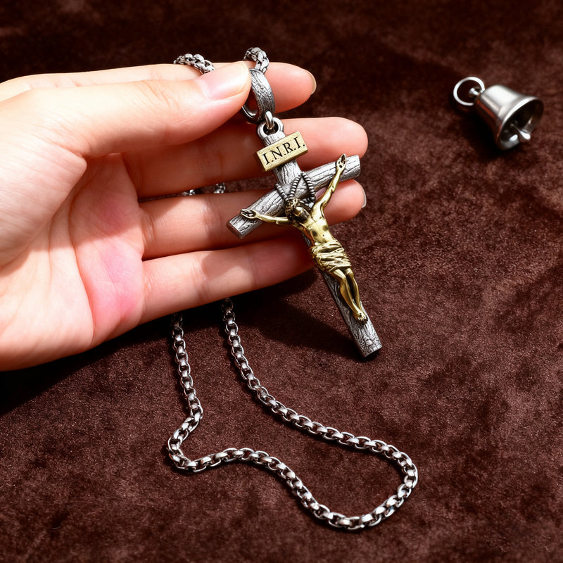 BGCOPPER S925K Silver Crucifix of Jesus Christ: A Timeless Masterpiece of Faith and Art