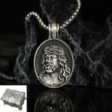 PURE TIN Jesus Christ Crown of Thorns Christian Necklace