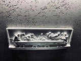 The Last Supper Plaster Statue Vintage 3D Relief Home Decorative Ornament Diorama