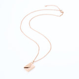 Openable Envelope “I Love You” Card Pendant Necklace