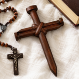 Nail Cross Wooden Wall Art: A Christian Symbol of Sacrifice & Redemption