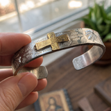 Mayan Tribal Totem Cross Bracelet