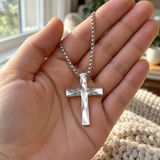 Carry Your Faith Close to Your Heart – Timeless Gold & Silver Cross Necklace, A Symbol of God's Love & Protection