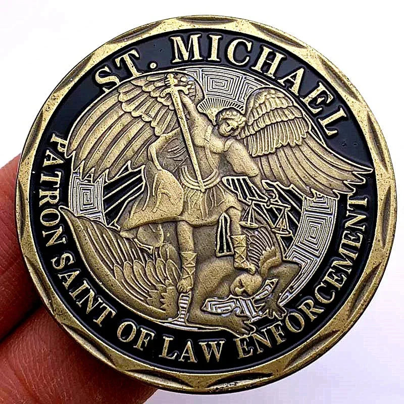 St. Michael's Patron Saint of Law Enforcement Coin – BGCOPPER