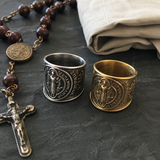 Saint Benedict Ring,ward off spiritual and physical dangers