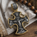 S925 Sliver Passion of Christ and St. George Silver Pendant