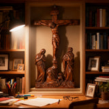 New Product Jesus crucifixion scene ornaments