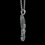 S925K Silver Saint Michael Pendant: Courage in the Heart