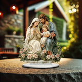 Holy Family 2D Flat Acrylic Decor – A Gentle Reminder of Love & Unity in Your Home