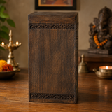 Handcrafted Beechwood Tree of Life Urn — A Testament to Eternal Life in Christ 🌿✞