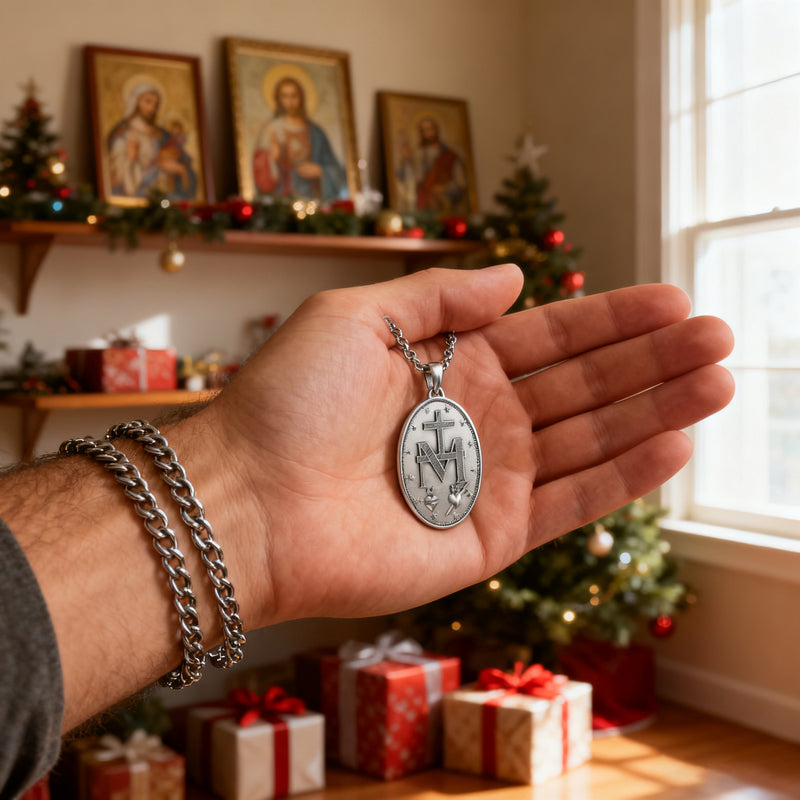New Miraculous Medal Necklace