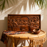 Last Supper Religious Carving Icons Personalized Gifts Wood Carving Religious Wood Wall Art