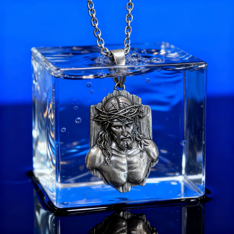 The Crown of Thorns Covenant - S925 Sterling Silver Christian Pendant, A Sacred Reminder of Sacrifice and Redemption