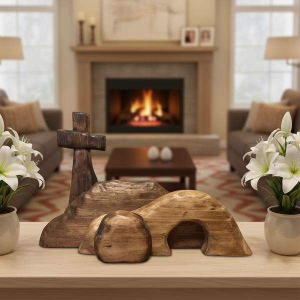 Natural wood grain craftsmanship