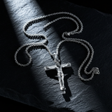 INRI Jesus Crucifix Cross Pendant Necklace