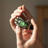 St. Benedict's Exorcism Medal Luminous Braided Adjustable Snap Clasp Multi-Layer Bracelet