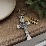 Saint Benedict Cross Keychain – Your Daily Shield of Faith and Protection - craftsmanship detail