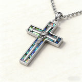 Nails Cross Abalone Shell Necklace – The Ultimate Symbol of Redemption