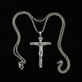 INRI Jesus Crucifix Cross Pendant Necklace