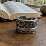 The Last Supper S925 Silver Adjustable Ring - product view
