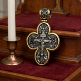 Handcrafted Double-Sided Redemption: Archangel Michael Guardian Cross Pendant