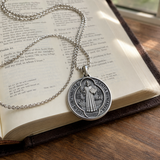 Saint Benedict Medallion Ward Off Evil Necklace