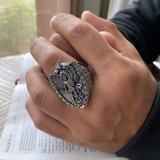 Archangel Michael Steel Titanium Ring——Giving us the strength and courage to move forward