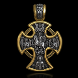 S925 Sliver Passion of Christ and St. George Silver Pendant