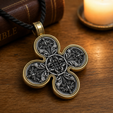 Baroque Style Crucifix Pendant with Jesus and the Four Archangels – A Symbol of Faith and Divine Protection