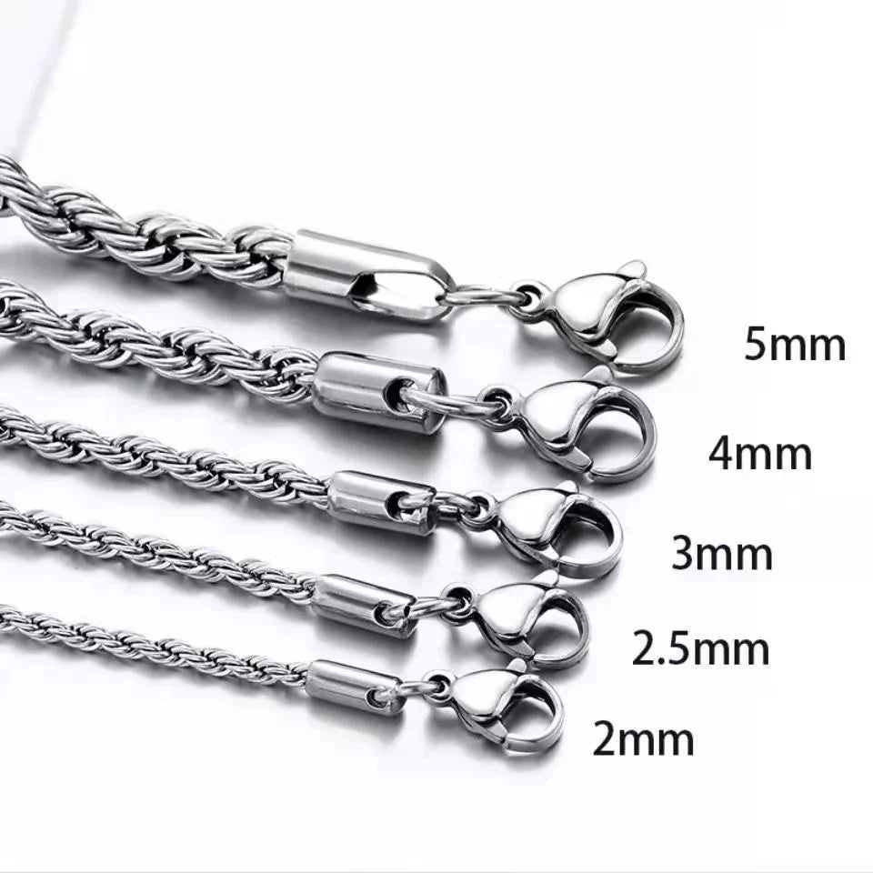 Stainless Steel Twist Chain – BGCOPPER