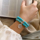 Turquoise Tree of Life Bracelet – Symbol of Faith, Growth & New Beginnings