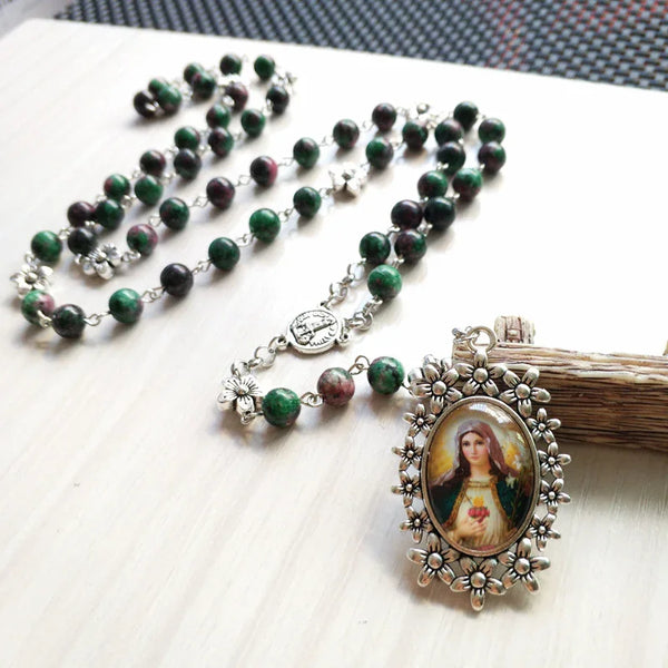 Mary Rosary | Let Faith Breathe in Veins of Stone & Light - BGCOPPER