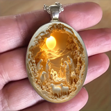 Christmas Nativity 3D Relief Pendant - BGCOPPER Anniversary Limited ($9.90)