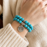 Turquoise Tree of Life Bracelet – Symbol of Faith, Growth & New Beginnings
