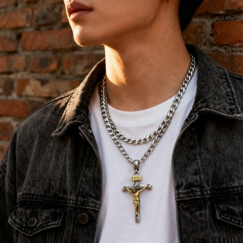 BGCOPPER S925K Silver Crucifix of Jesus Christ: A Timeless Masterpiece of Faith and Art