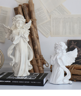 Little angel statue mini angel sculpture statue indoor and outdoor home garden decoration vintage decorative gifts