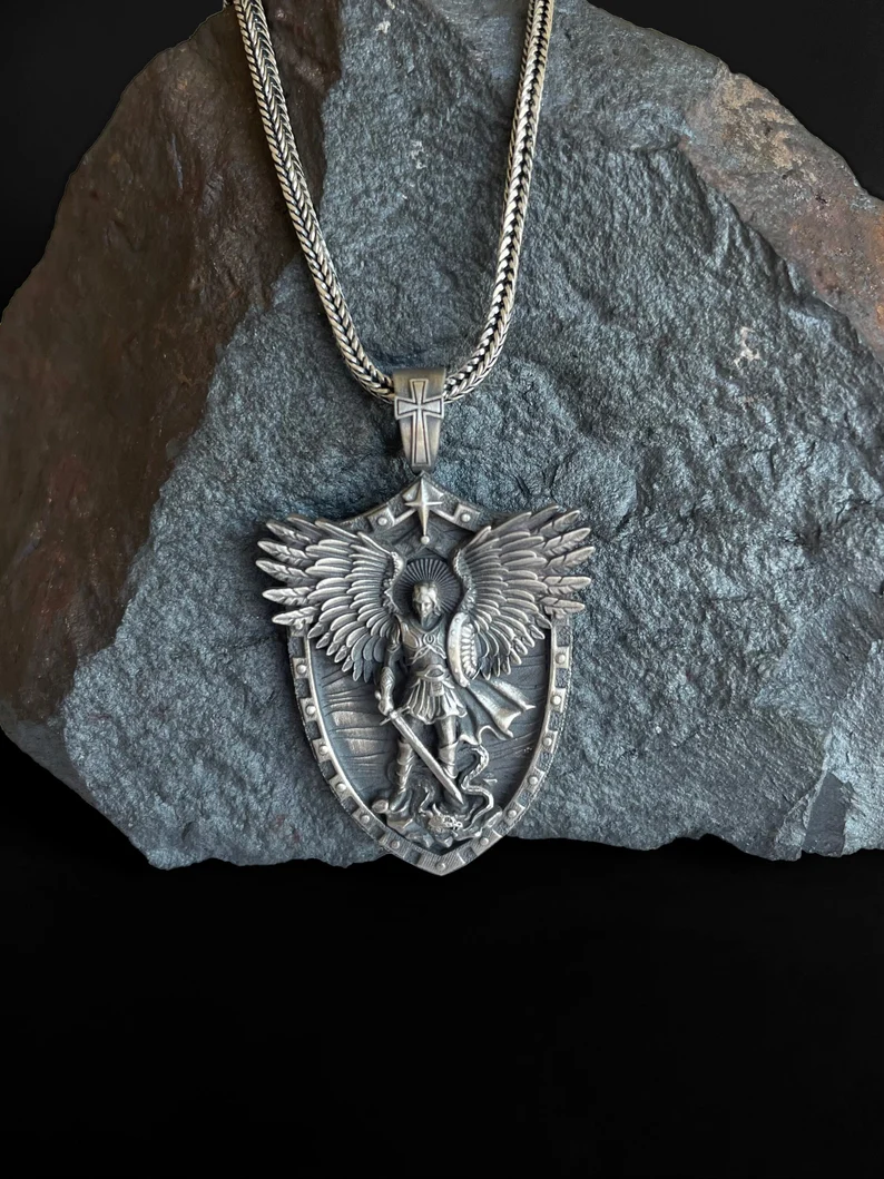 Archangel Michael Necklace - Gives us the strength and courage to move forward!