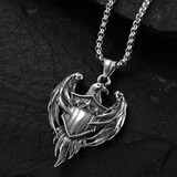 American Flag Bald Eagle Flag Necklace