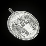 Holy Trinity S925k Silver Round Necklace