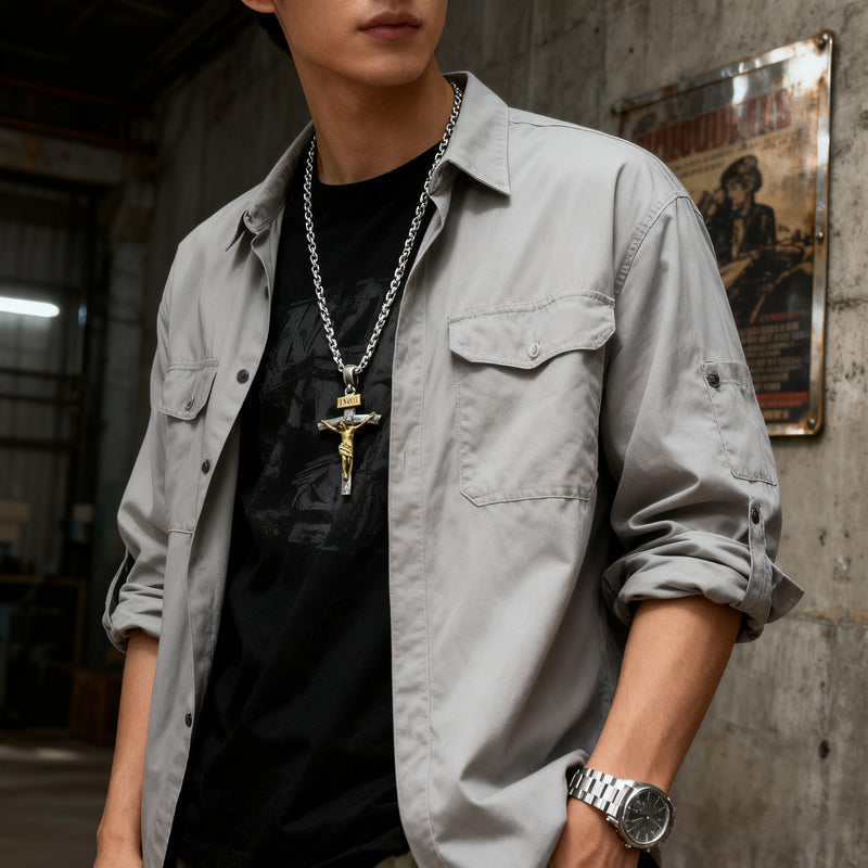 BGCOPPER S925K Silver Crucifix of Jesus Christ: A Timeless Masterpiece of Faith and Art