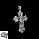 Crucifixion Prayer Necklace Madonna Prayer S925K Silver Necklace