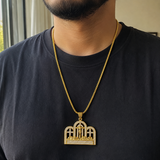 The Last Supper Jesus Crucifix Iced‑Out Stainless Steel Men’s Necklace